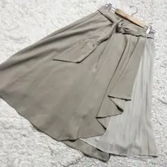 値下【nohea】デザインスカート プリーツ フリル Mサイズ