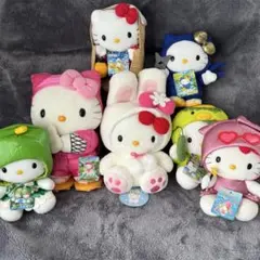 激レア】ハローキティ しっぽ倶楽部 ぬいぐるみマスコット（犬