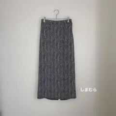 しまむら　タイトスカート　ナロースカート　ゼブラ柄　L