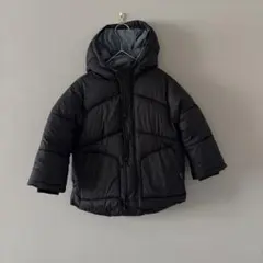 ZARA kids 濃紺フード付き中綿ダウンジャケット