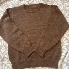 コスギ　ウール100%モヘア長袖セーター　レディースS〜M