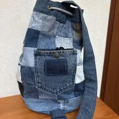 デニム　Gパン　リメイク　ワンショルダーバッグ