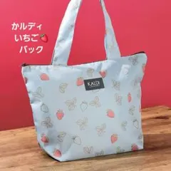 KALDI いちご柄トートバッグ【未使用】