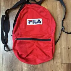 FILA フィラ キッズ リュック メッシュ レッド 赤 バックパック