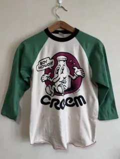 BOOTLEGGERS CREEM 両面プリント ラグラン七分T