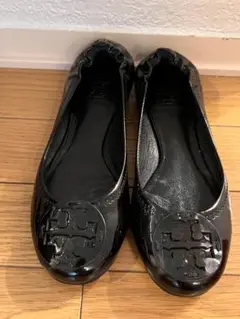 Tory Burch ブラック バレエシューズ 箱付き