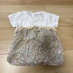 SLAP SLIP花柄 Tシャツ 80