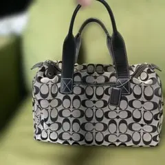 Coach ハンドバッグ ブラック/ベージュ