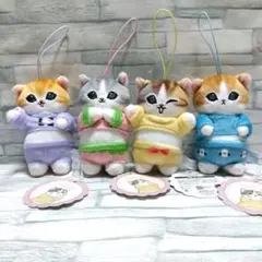 mofusand パジャマにゃんマスコット2　4種セット②