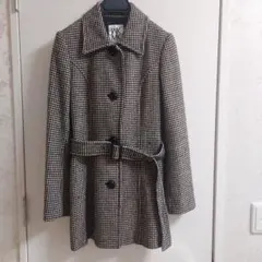 MICHEL KLEIN 千鳥柄ウールコート