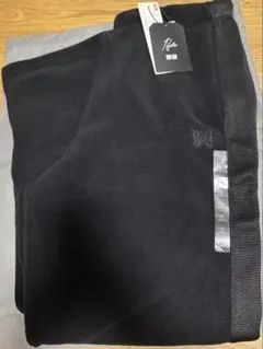 【UNIQLO ✖️NEEDLES コラボ】フリースワイドパンツ ブラック XL