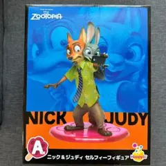 Happyくじ ズートピア A賞 ニック＆ジュディ セルフィーフィギュア
