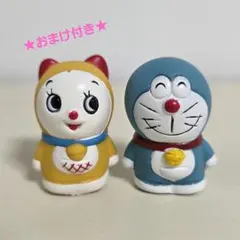 【レア・希少】ドラえもん・ドラミちゃん　塩ビ指人形　ガチャガチャ