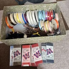 手芸素材セット（リボン・ファスナー）