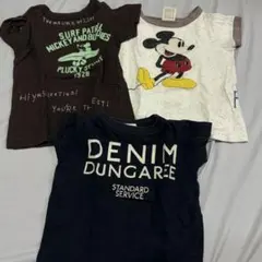 デニムダンガリー　Tシャツ　90cm