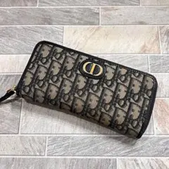 ✨極美品 現行✨ディオール 長財布 オブリーク ジャガード トロッター