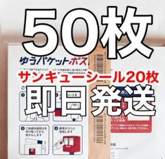 【50枚】即日発送 折り曲げ無し ゆうパケットポストmini専用封筒