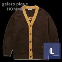 gelato pique HOMME ベビモコベアJQDカーディガン ブラウンL