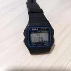 ろ*ん様 CASIO F-91W デジタル腕時計 ブラック