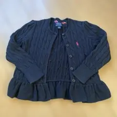 アメリカ正規店購入POLO RALPH LAURENネイビーカーディガン3/3T