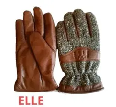 ★防寒★ELLE★保温性抜群★本革★手袋★のサムネイル