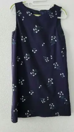 【美品】MIIA＊すずらん柄ノースリーブワンピース＊フリーサイズのサムネイル