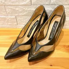 sergio rossi セルジオロッシ SR1 パンプス PVC ラムレザー