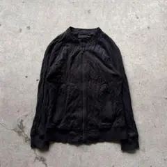 00s archive SCHLUSSEL 縮絨加工 ダブルジップ ブルゾンのサムネイル