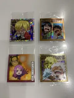 ワンピース 大海賊シールウエハース LOG.11 ロビン ルフィ サンジ ボニー