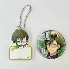 アイドリッシュセブン　アイナナ 二階堂大和　アクリルネームホルダー　缶バッジ