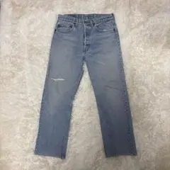 80s LEVI'S 501 W32 ハチマル　内股ダブル　裾シングル　USA製