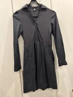 ESPRIT 中古・黒Sサイズ　シャツワンピース　着丈約87センチのサムネイル