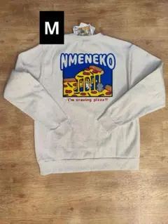 ンめねこトレーナーМサイズ　うすくろトレーナー