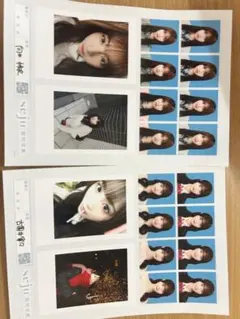 seju 証明写真 向井怜衣 古園井寧々 2枚セット