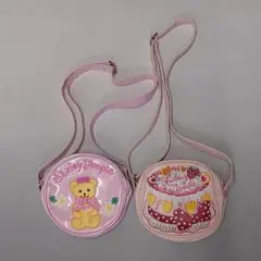 シャーリーテンプル レア物 ミニショルダーバッグ2点セット ピンク系のサムネイル