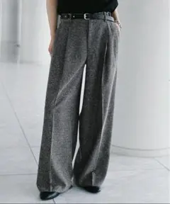 WYM LIDNM BREEZE TWEED DEEP TUCK BAGGY S