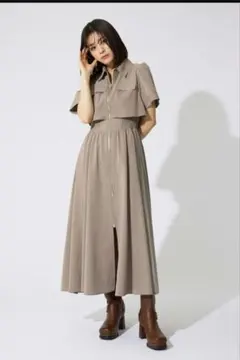 Ruimeme Margot dress (beige) | Mercari