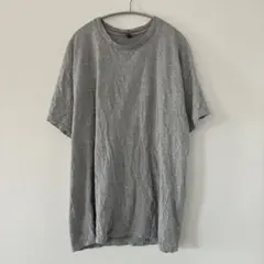 ギルダン【XL】半袖Ｔシャツ 無地 グレー コットン ストリート カジュアル
