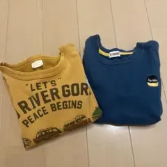 ブランド子ども用トレーナー 2枚セット 110
