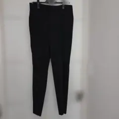 【試着のみ】GUブラック　フレアパンツ サイズM センタープレス フォーマル