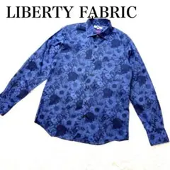 JOSEPH ABBOUD コラボ サンフラワー 半袖シャツ ブルー Ｌのサムネイル