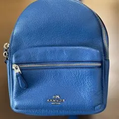 COACH ミニリュック ショルダー ハンド 3way ライトブルー - メルカリ