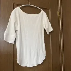 cepo リブ 半袖 Tシャツ ホワイト Mサイズ　オフショルダーのサムネイル