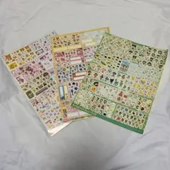 平成レトロ　キャラぱふぇ　キラピチ　デコレーションシール　3枚セット