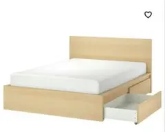 美品！！IKEA イケア　クィーンベット 楽天市場】クイーンサイズ IKEA ベッドの通販