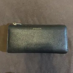 【早い者勝ち美品】COACH ブラックレザー 長財布