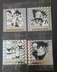 ドラゴンボール40周年記念ウエハースシール4枚セット