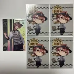 カラフルピーチ うりさん ダイナークリアカード 5枚セット