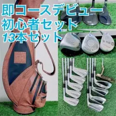 ゴルフクラブ フルセット メンズ 初心者 即コースデビュー 13本 J3811