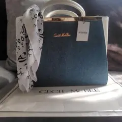 夏にピッタリ✨️CECIL McBEE デニム調 ショルダーバッグ ホワイトのサムネイル